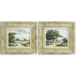 ALEX LEFORT (French, 20th Century) TWO NORMANDY VIEWS