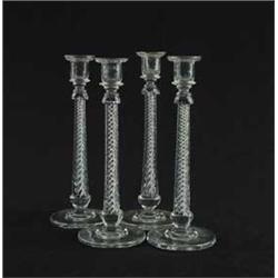 FOUR CONTROLLED BUBBLE CANDLESTICKS