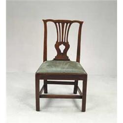 GEORGE III MAHOGANY SIDE CHAIR