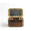 Image 1 : GOOD ENGLISH BURL AND INLAID TEA CADDY