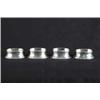 Image 1 : SET OF FOUR ENGLISH SILVER OVAL TRENCHER SALTS