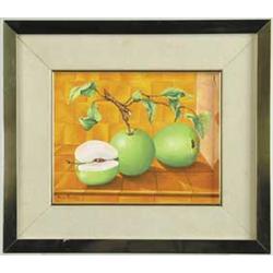 NADA MACKLIN (American, 20th Century) “GREEN APPLES”
