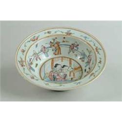EARLY ROSE MEDALLION WASH BASIN