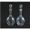 Image 1 : PAIR OF SIGNED BACCARAT DECANTERS