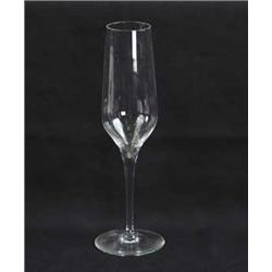 ELEVEN SIGNED BACCARAT CHAMPAGNE FLUTES