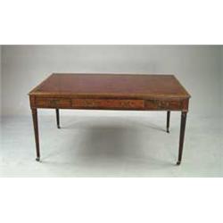 GEORGE III MAHOGANY WRITING TABLE