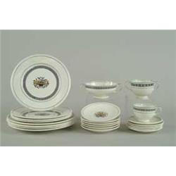 APPROXIMATELY 129-PIECE WEDGWOOD DINNER SERVICE IN THE “TRENTHAM” PATTERN