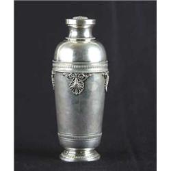 ITALIAN NEOCLASSICAL SILVER COCKTAIL SHAKER