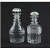 Image 1 : TWO STOPPERED DECANTERS