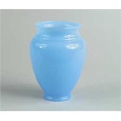 SIGNED BACCARAT OPALENE AGATE VASE