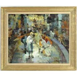 JEAN FABERT (French, 20th Century) “CIRQUE # 2, PARIS”