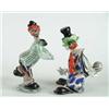 Image 1 : TWO ITALIAN COLORED GLASS CLOWNS