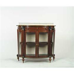 OUTSTANDING REGENCY BRASS MOUNTED ROSEWOOD CABINET
