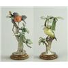 Image 1 : PAIR OF ROYAL WORCESTER PORCELAIN SCARLET TANAGERS MODELED BY DOROTHY DOUGHTY