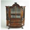 Image 1 : 18TH CENTURY DUTCH MINIATURE WALNUT DISPLAY CABINET