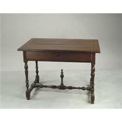 CONTINENTAL BAROQUE WALNUT SIDE TABLE