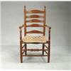 Image 1 : 18TH CENTURY LADDERBACK ARM CHAIR