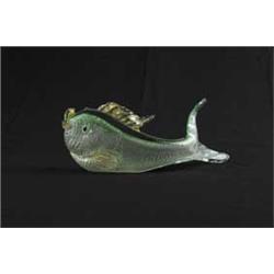 TWO VENETIAN GLASS FISH