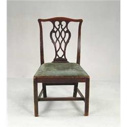 GEORGE III STYLE MAHOGANY SIDE CHAIR