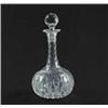 Image 1 : CUT GLASS STOPPERED DECANTER