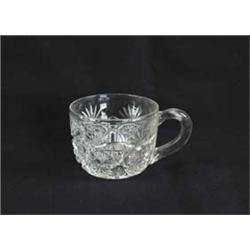 TEN CUT GLASS PUNCH CUPS