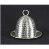 Image 1 : INTERESTING SILVER PLATED BEE HIVE FORM COVERED DISH