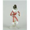 Image 1 : ITALIAN COLORED GLASS DANCING JESTER FIGURINE
