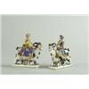 Image 1 : PAIR OF CHELSEA PORCELAIN FIGURES OF MAN AND WOMAN ON GOAT