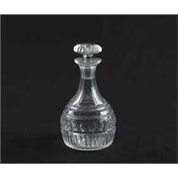 CUT GLASS DECANTER