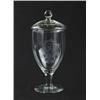 Image 1 : ENGRAVED CRYSTAL COVERED VASE