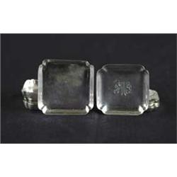 LOT OF TEN STERLING ASHTRAYS