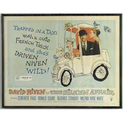 FRAMED MOVIE POSTER “THE SILKEN AFFAIR”