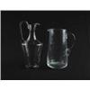 Image 1 : TWO BLOWN GLASS PITCHERS