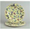 Image 1 : PAIR OF ORIENTAL YELLOW GROUND PLATES