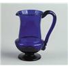 Image 1 : HAND BLOWN COBALT PITCHER