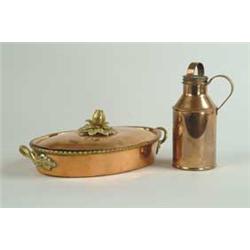 TWO PIECES OF DECORATIVE COPPER WARE