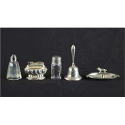 MISCELLANEOUS LOT OF SMALL SILVER PLATED ARTICLES