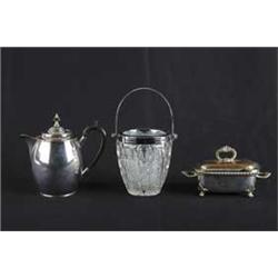 SEVEN PIECES OF SILVER PLATED TABLEWARE