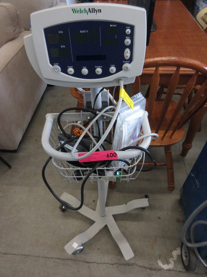 Blood Pressure Machine on Rolling Stand