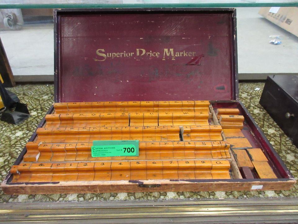Vintage Superior Price Marker Set