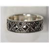 Image 1 : #1-STERLING SILVER MARCASITE RING