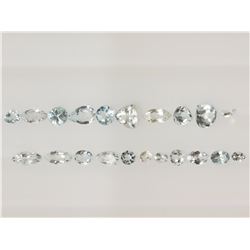#10-GENUINE AQUAMARINE(4CT)MIXED SHAPED