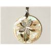 Image 1 : #15-STERLING SILVER MOTHER OF PEARL PENDANT