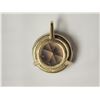 Image 2 : #19-10KT YELLOW GOLD SMOKEY QUARTZ PENDANT