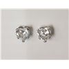 Image 1 : #31-14KT WHITE GOLD CUBIC ZIRCONIA HEART