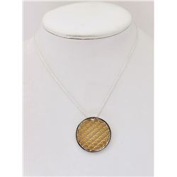 #41-STERLING SILVER PENDANT WITH CHAIN