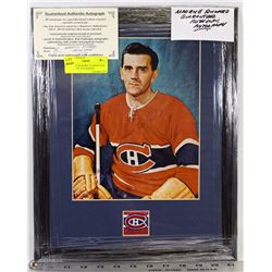 MAURICE RICHARD  GUARANTEED AUTHENTIC AUTOGRAPH