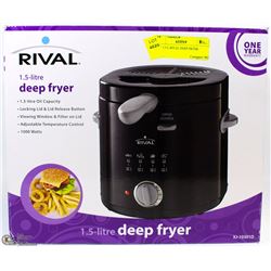 NEW 1.5 L RIVAL DEEP FRYER