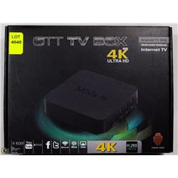NEW 4K ULTRA HD OTT BOX ANDROID TV BOX