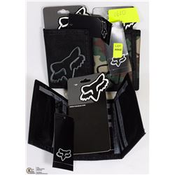 LOT OF 3 NEW FOX VELCRO WALLETS
